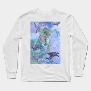 Magical Menagerie of Animals Long Sleeve T-Shirt